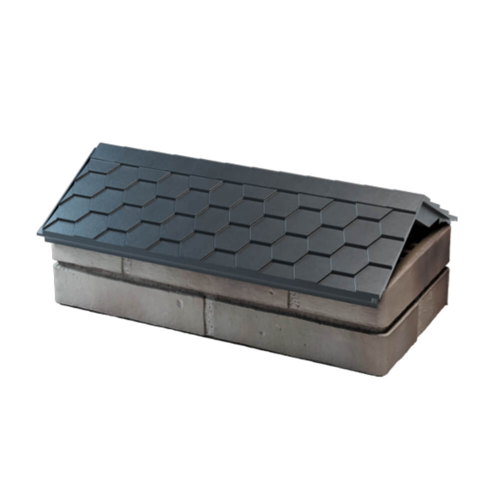 Парапет Zking Эверест Серый с посадкой на 1 кирпич (200/225/255мм) в Заринске фото