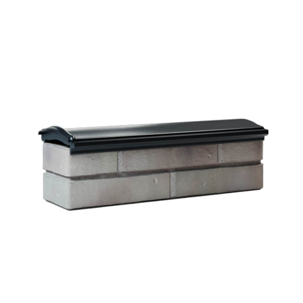 Парапет Zking Монблан Черный посадка на 0.5 кирпича (130мм) Заринск фото