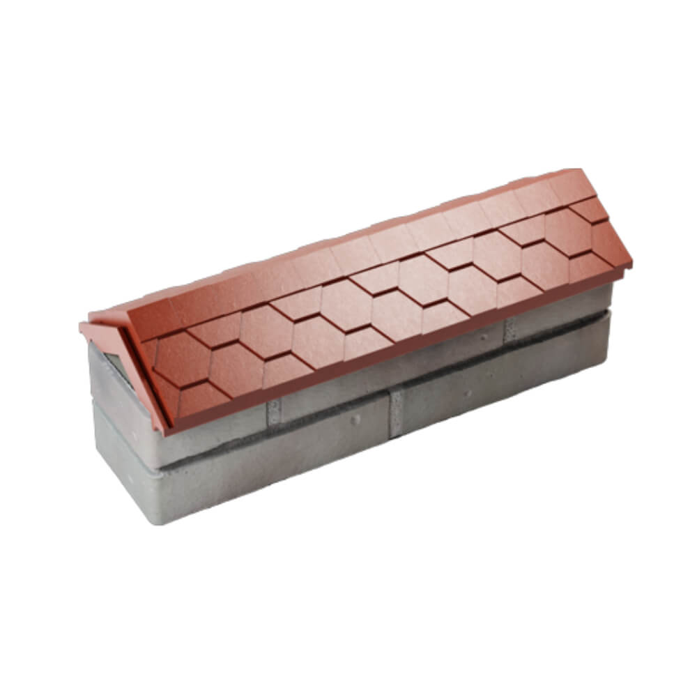 Парапет Zking Эверест Красный с посадкой на 0.5 кирпича (130мм) в Заринске фото
