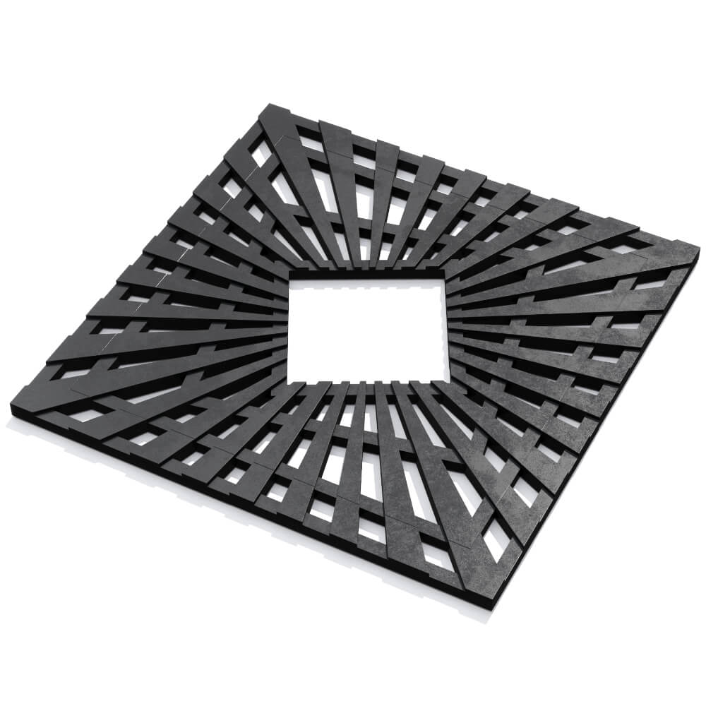 Приствольная решетка для дерева ZKING ATMOSPHERE 1.2х1.2м Черная в Заринске фото