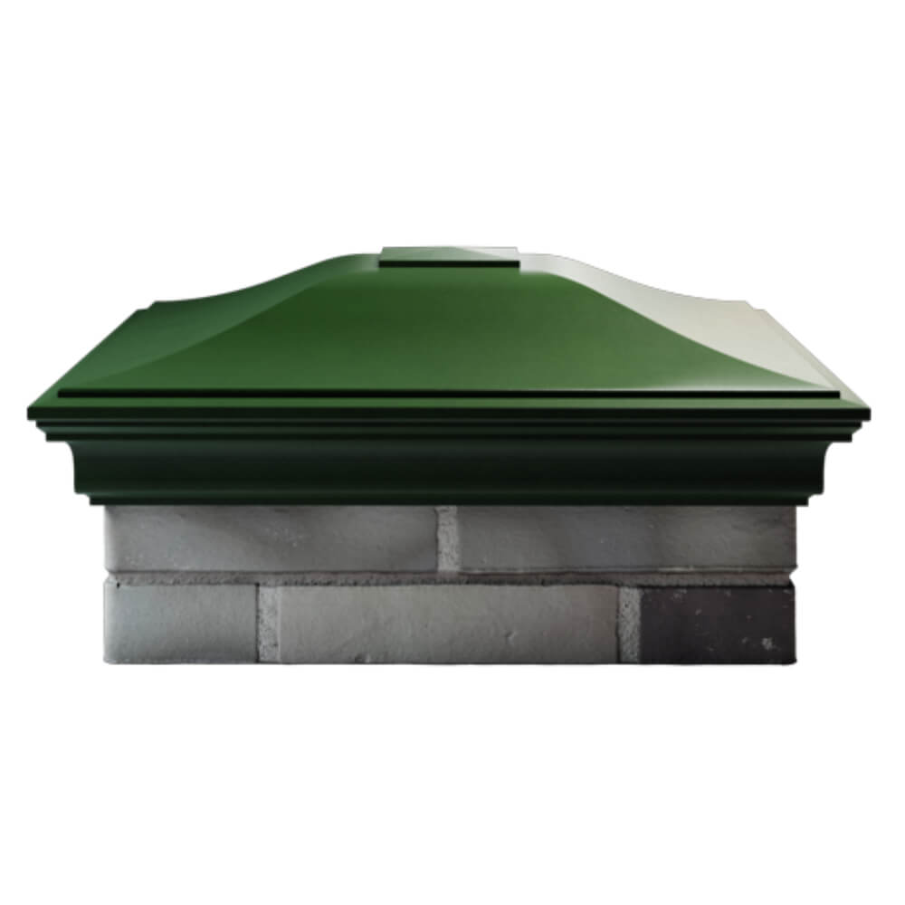 Колпак Zking Монблан Зеленый на столб 2х2 кирпича (515х515мм) в Заринске фото