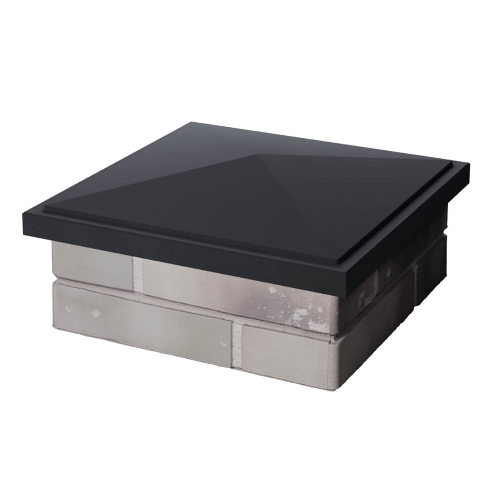 Колпак Zking БонаМоно Серый на столб 1.5х1.5 кирпича (385х385, 400х400мм) в Заринске фото