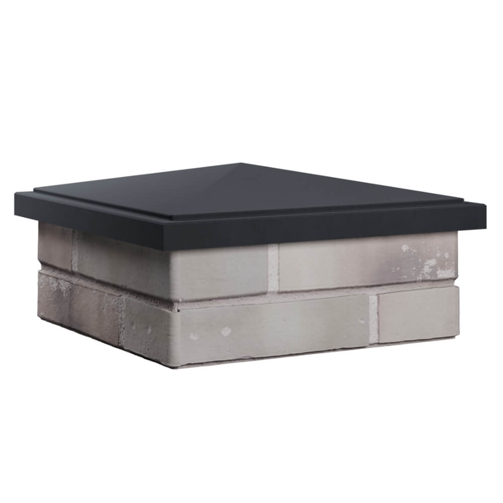 Колпак Zking БонаМоно Серый на столб 1.5х1.5 кирпича (385х385, 400х400мм) в Заринске фото