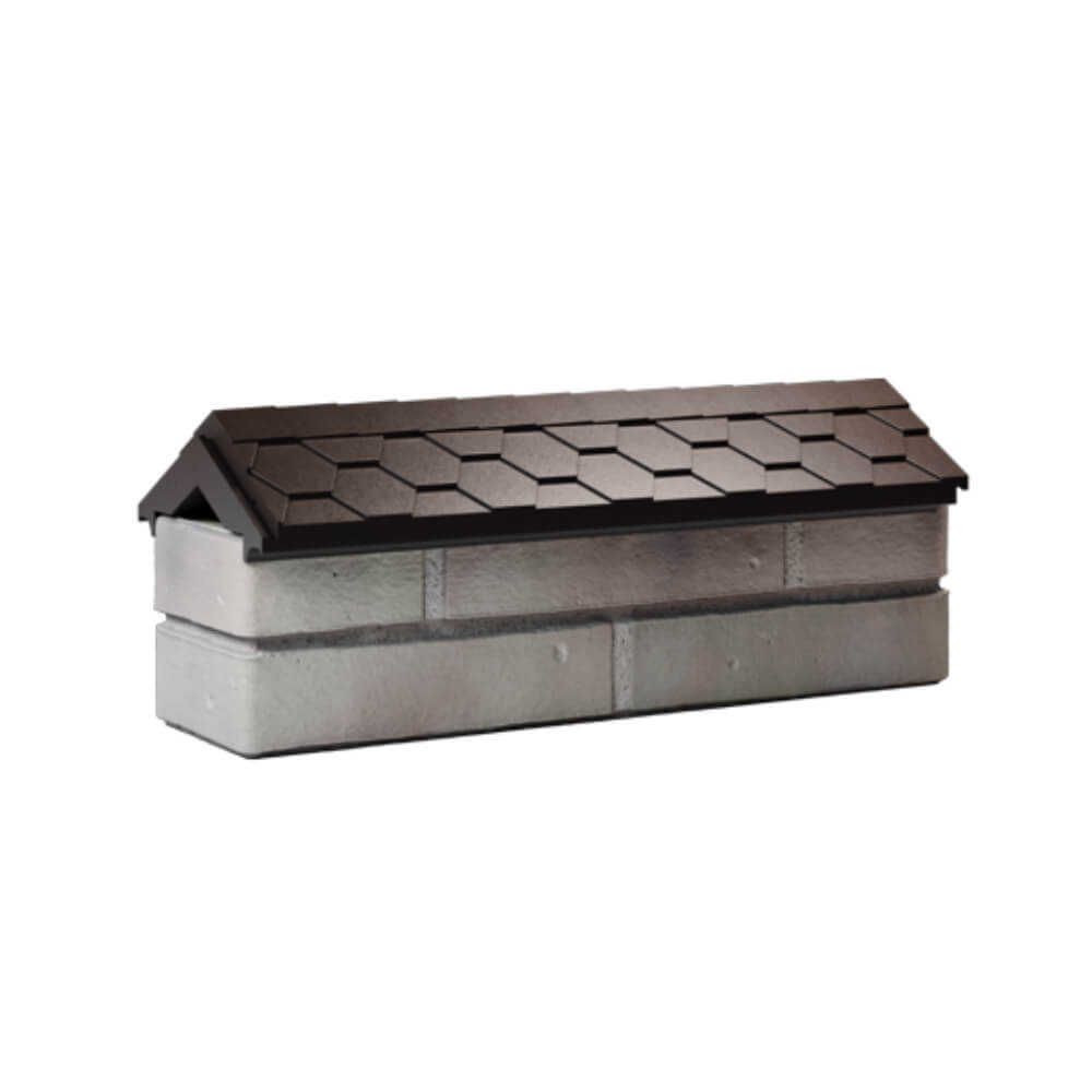 Парапет Zking Эверест Коричневый с посадкой на 0.5 кирпича (130мм) Заринск фото