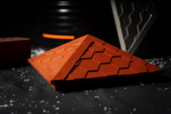 Колпак Zking Эверест Красный на столб 1.5х1.5 кирпича (390х390мм) в Заринске фото