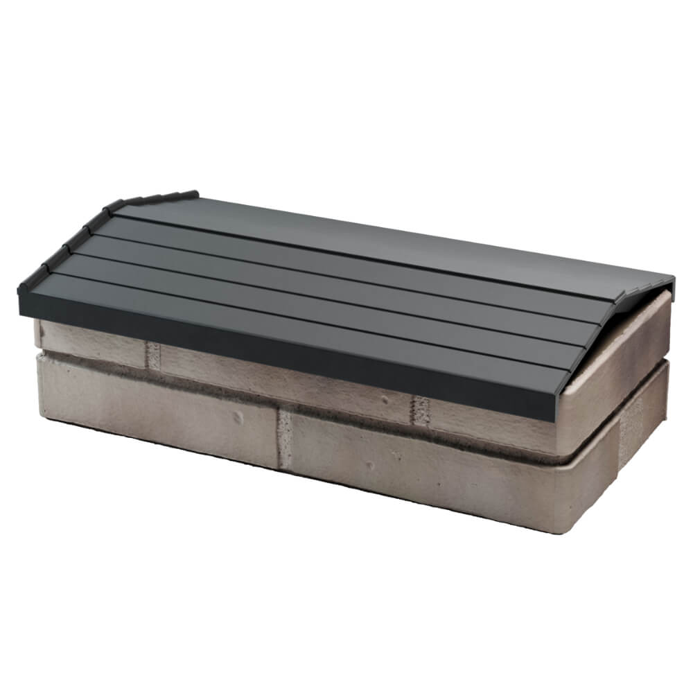 Парапет Zking Бона ХайТек Серый с посадкой на 1 кирпич (200/225/255мм) в Заринске фото