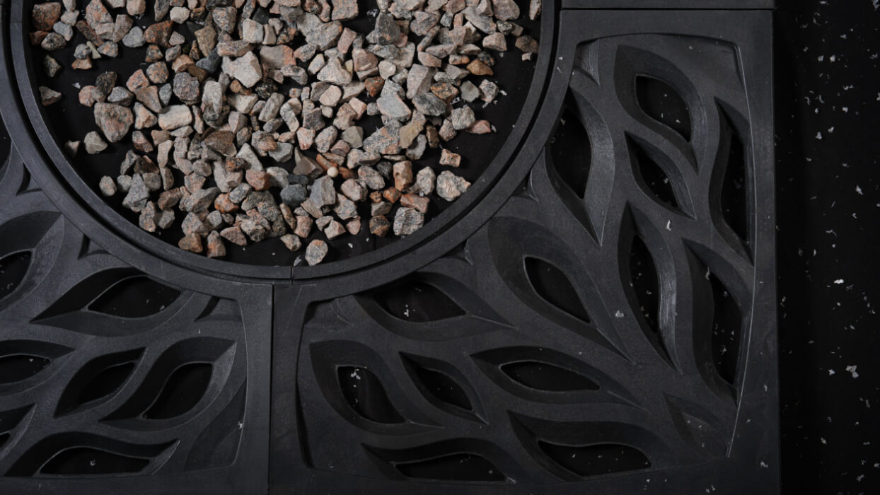 Приствольная решетка для дерева ZKING CRUST 1.2х1.2м Черная в Заринске фото